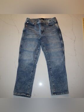 GAP Women's Vintage Slim “SHORT” Straight Light Blue Denim Jeans Size :10/30